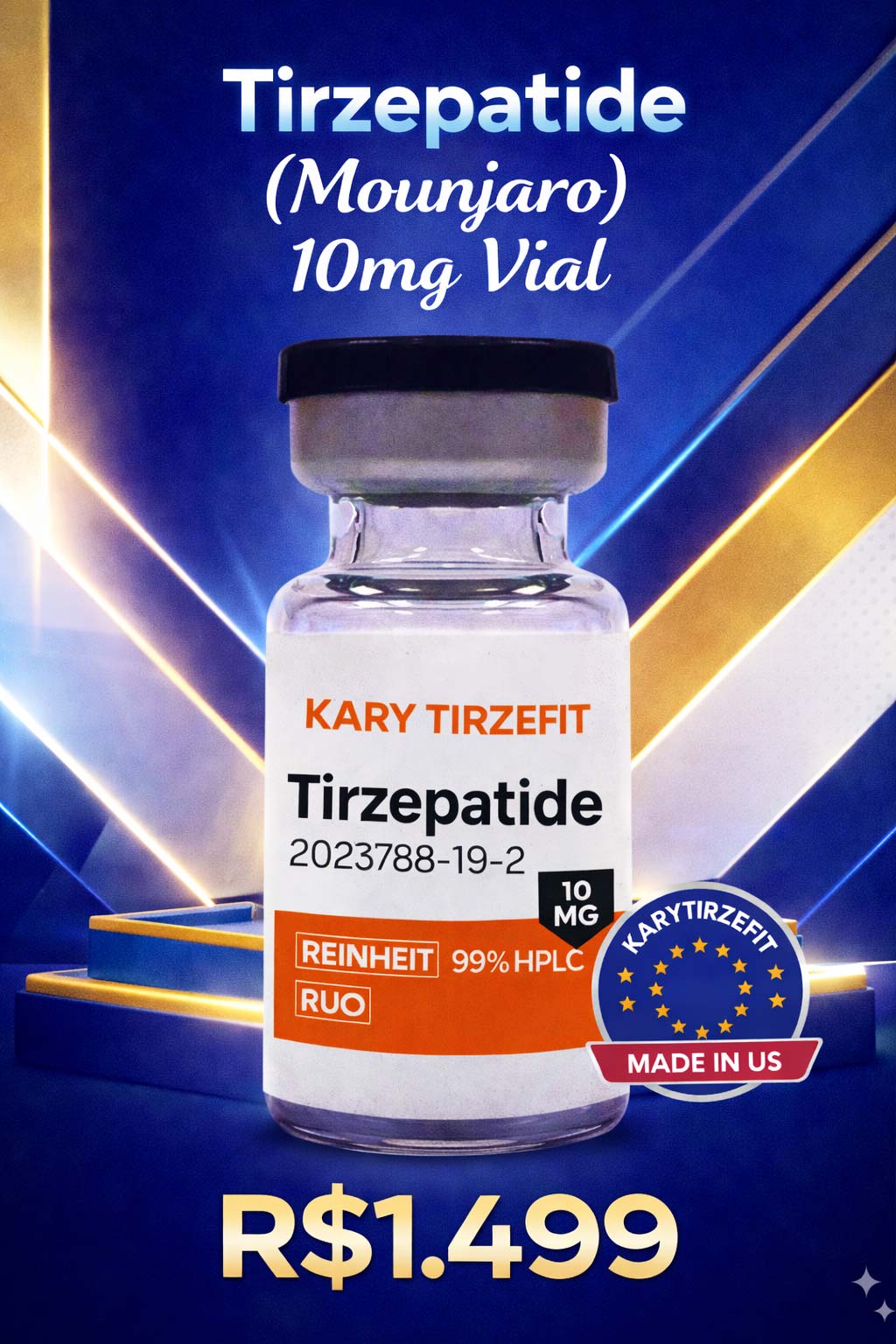 Tirzepatida Injection (Tirzepatide) Peptideo para Emagrecimento GLP2 Shang