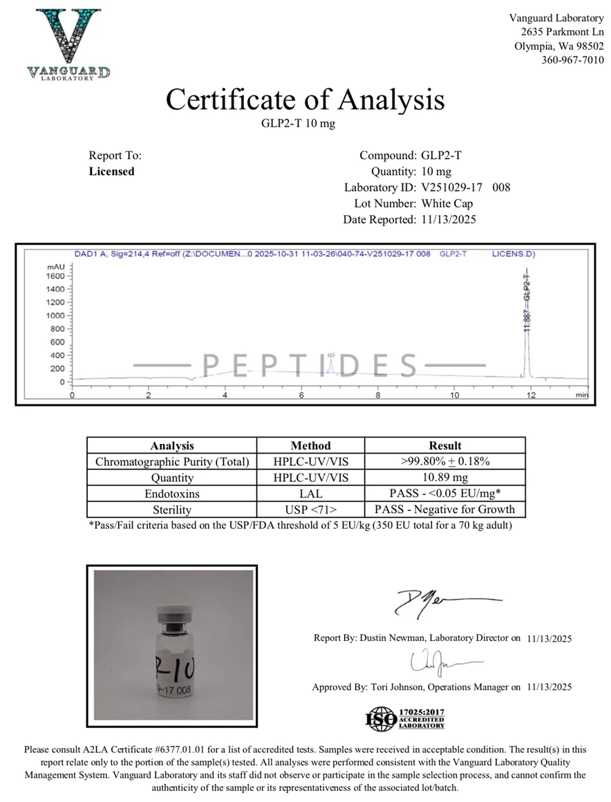 Tirzepatida Injection (Tirzepatide Mounjaro) Peptideo para Emagrecimento GLP2 License
