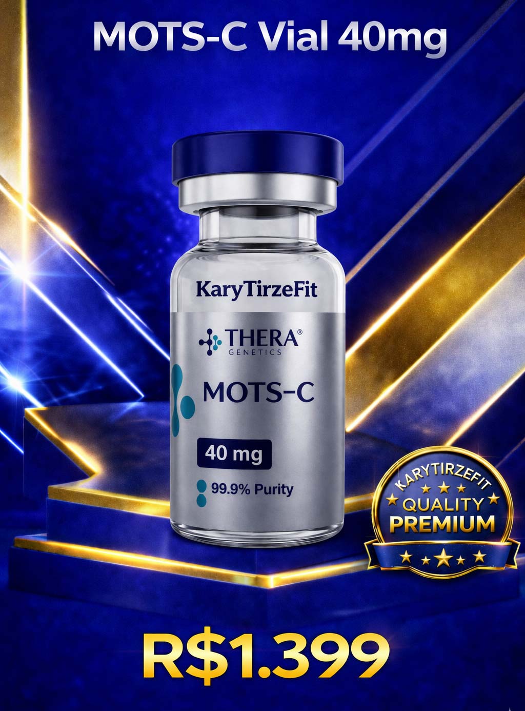 Peptideo MOTS-C Metabolismo e Energia 40MG Ampola MD OxyG