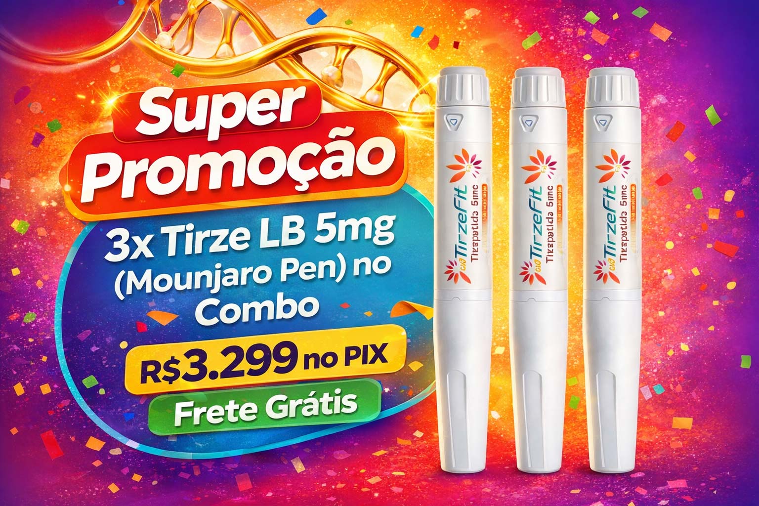 Tirzepatida 15mg LPharma Caneta MD Kwikpen