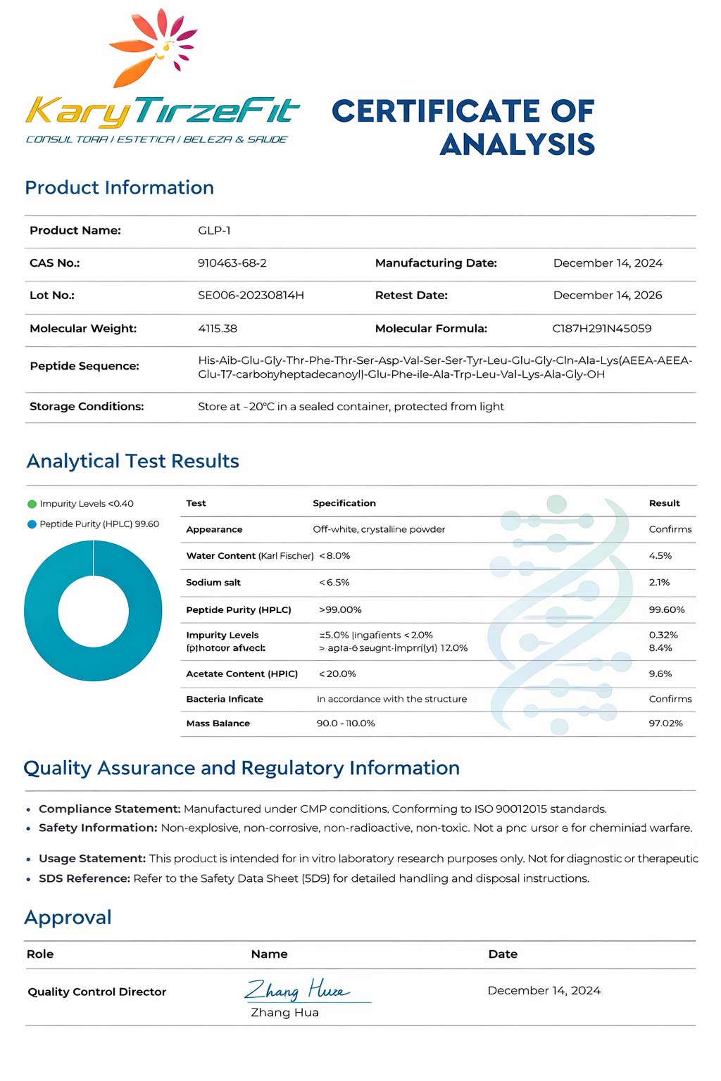Cooper Tirzepatida 10mg (Mounjaro) Ampola MD GLP1 GIP Peptideo Emagrecimento